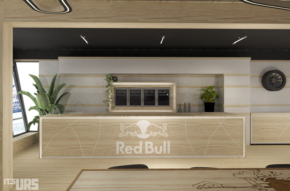 Red Bull lounge